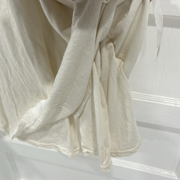 NWT James Perse Cotton Cross Strap Fit and Flare Neutral Minimalist Midi Dress - Picture 8 of 14